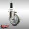Service Caster 4 Inch 316SS Gray Polyurethane Wheel Swivel 1-1/8 Inch Expanding Stem Caster SCC-SS316EX20S414-PPUB-118 - alternate 3